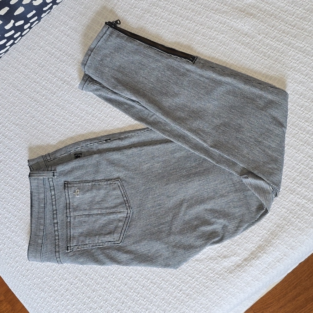 Rag & bone pinstripe stretchy jeans